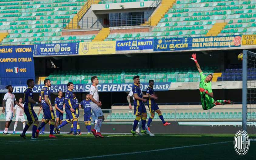 ورونا 0 - 2 میلان؛ به امید لغزش همشهری