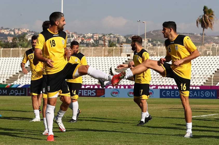 تیم ملی آماده بازی با لبنان شد