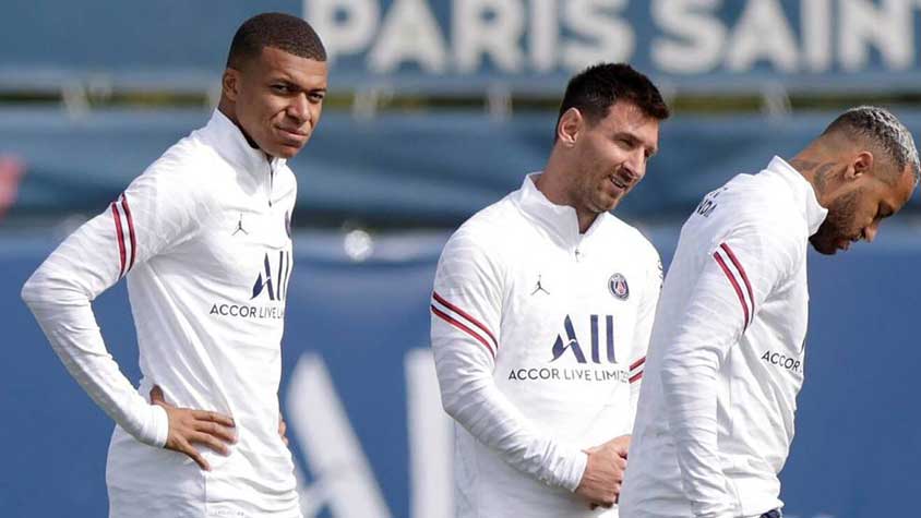 فهرست PSG بدون مسی، نیمار و راموس